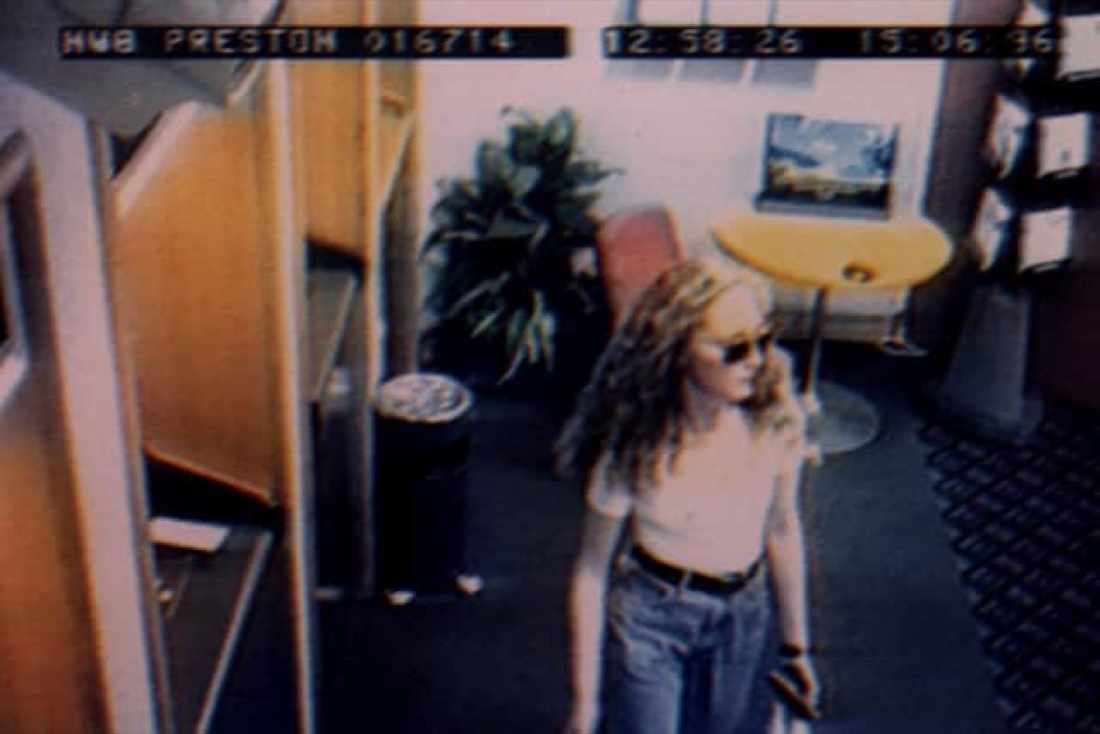 CCTV still showing Janet Murgatroyd walking in Preston on the night she was killed